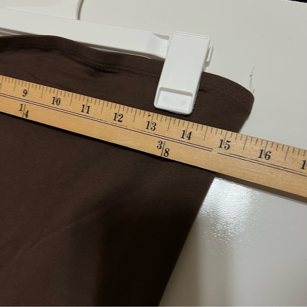 NWOT Wild Fable Women's Strapless Brown Bubble Hem Mini Babydoll Dress- Brown M - Picture 7 of 8